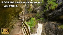 Rosengartenschlucht The Most Beautiful Gorge Walk in Imst Austria 8K