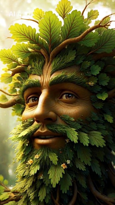 A character from England folklore - The Green Man