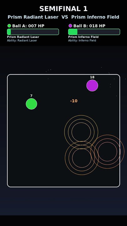 Who Wins This Physics Simulation? Prism Inferno Field vs Lunar Devour Core | Marble Tournament | Vortex Derby Play