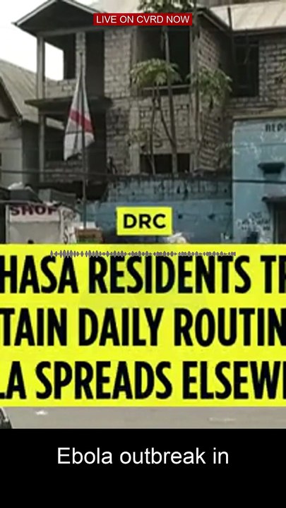 BREAKING: DR Congo Ebola outbreak worsens #shorts