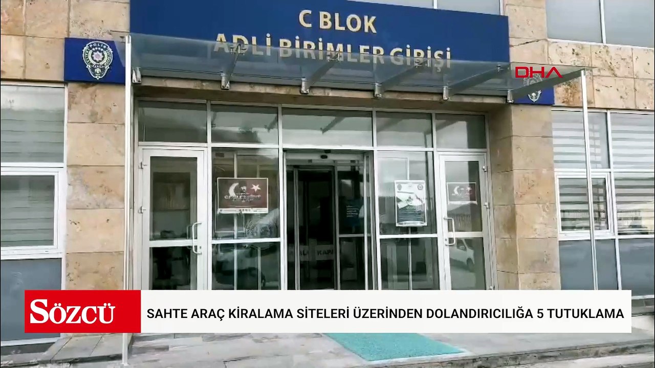 Sahte araç kiralama siteleri üzerinden dolandırıcılığa 5 tutuklama