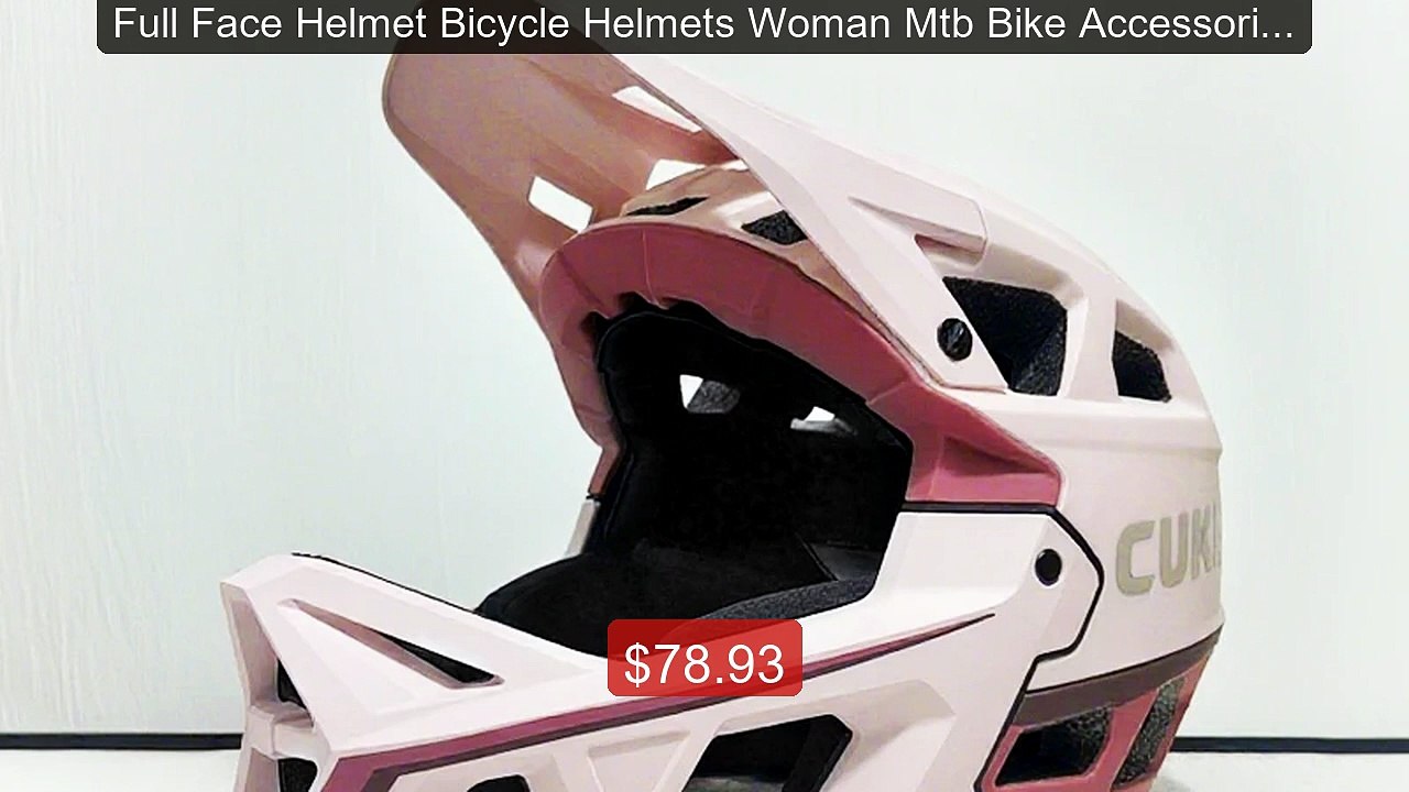 Full Face Helmet Bicycle Helmets Woman Mtb Bike...
