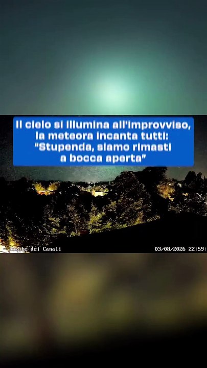 "Meteora Luminosissima Sorprende i Cieli di Emilia Romagna e Marche: Emozione e Meraviglia tra gli Osservatori"