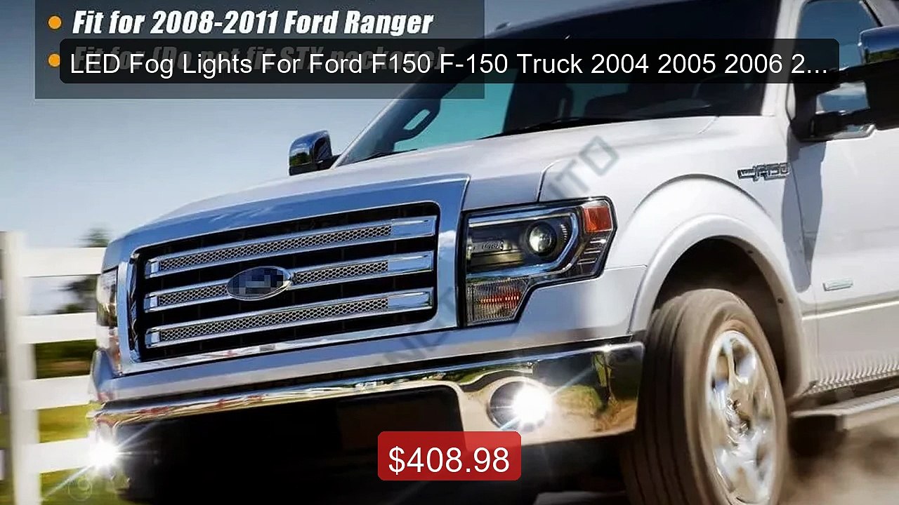 LED Fog Lights For Ford F150 F-150 Truck 2004 2...