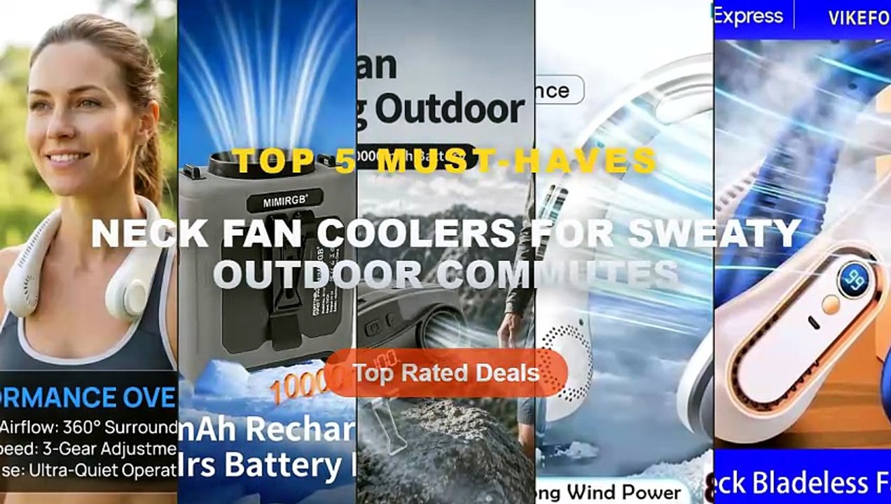Ultimate Guide to the Best Neck Fan Coolers For Sweaty Outdoor Commutes