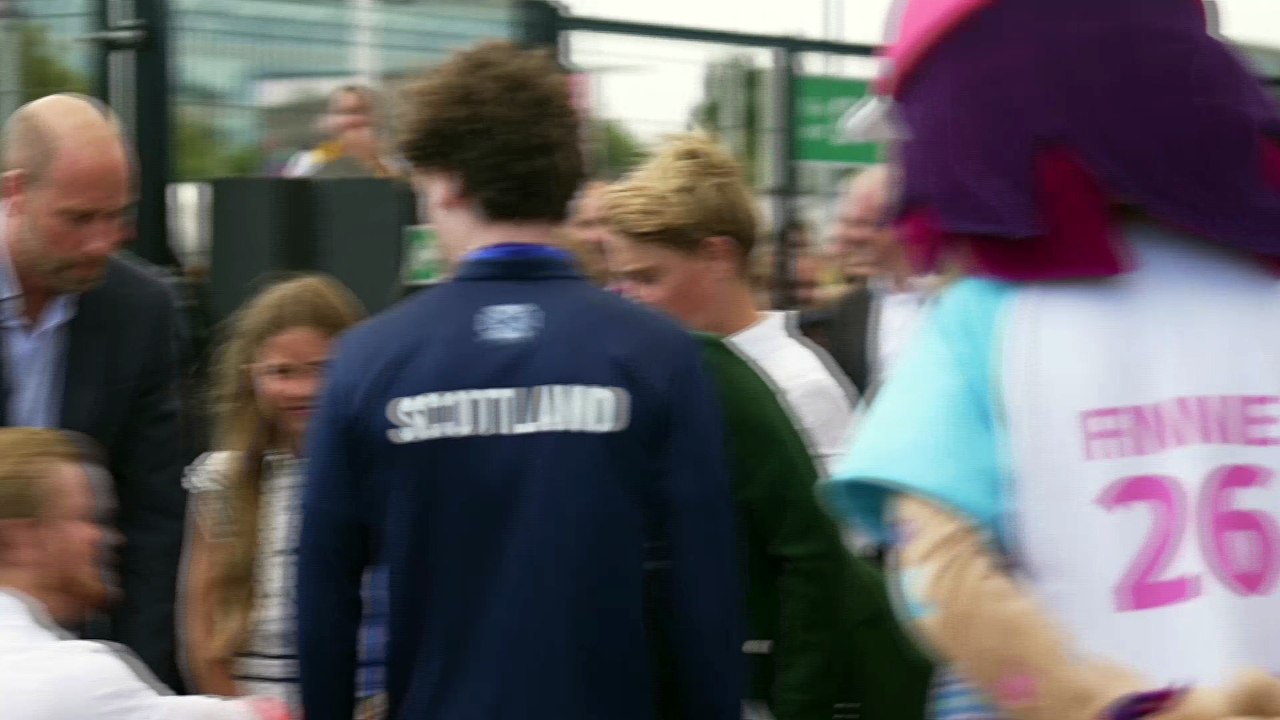 Prince and Princess of Wales attend Glasgow Commonwealth Games