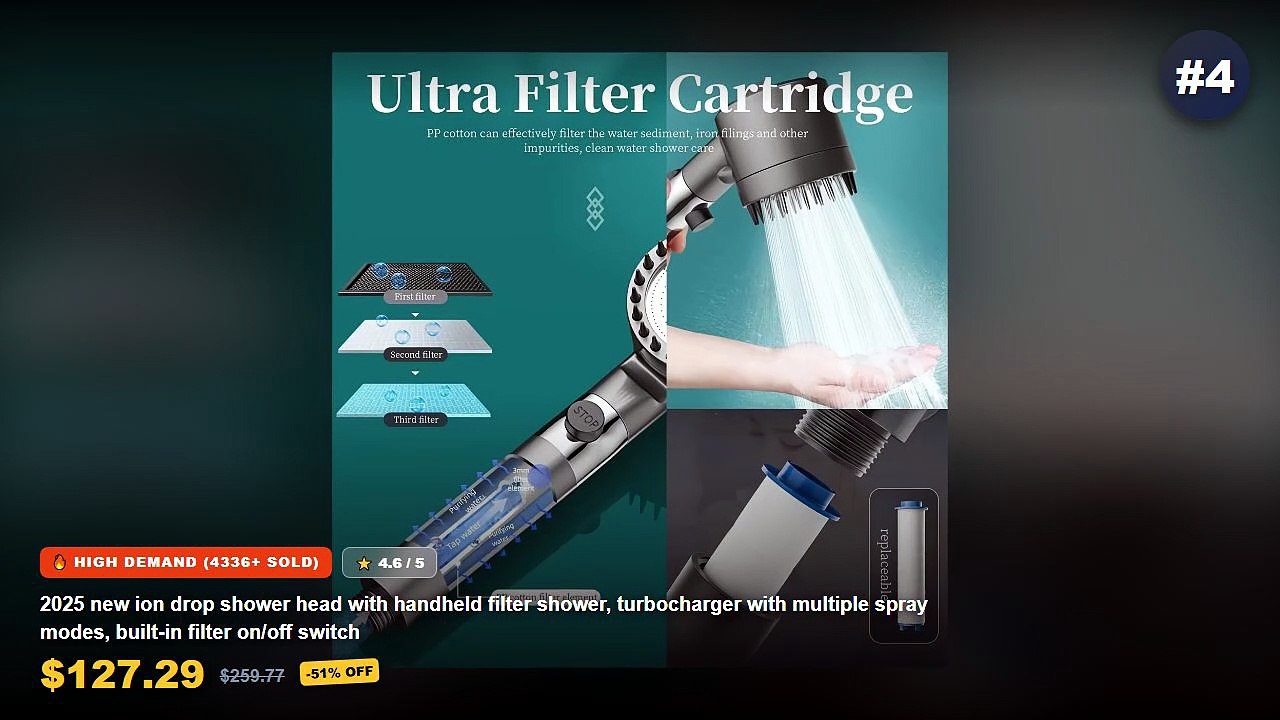 Cheap & Best Shower Head Filters For Hard Water Hair Damage Unboxing & Review - Household Shower Water Purifier High Eff...