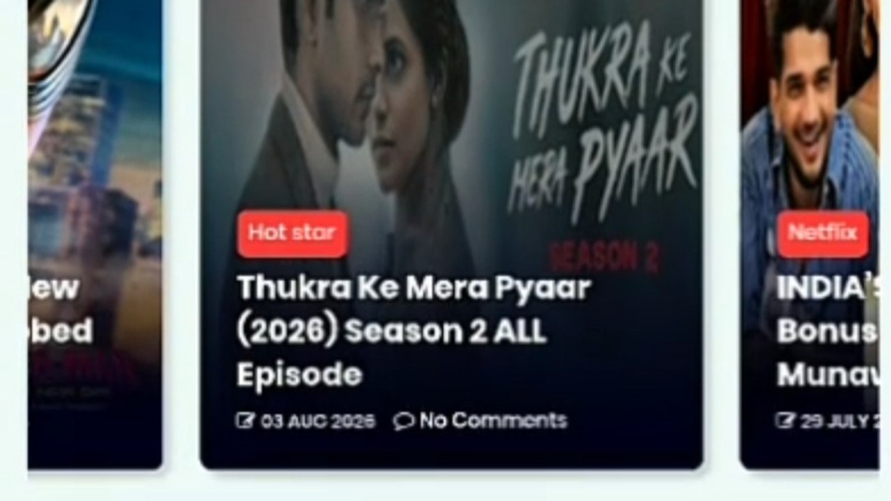 watch Thukra ke mera pyar S2 Episode 30-33 check description