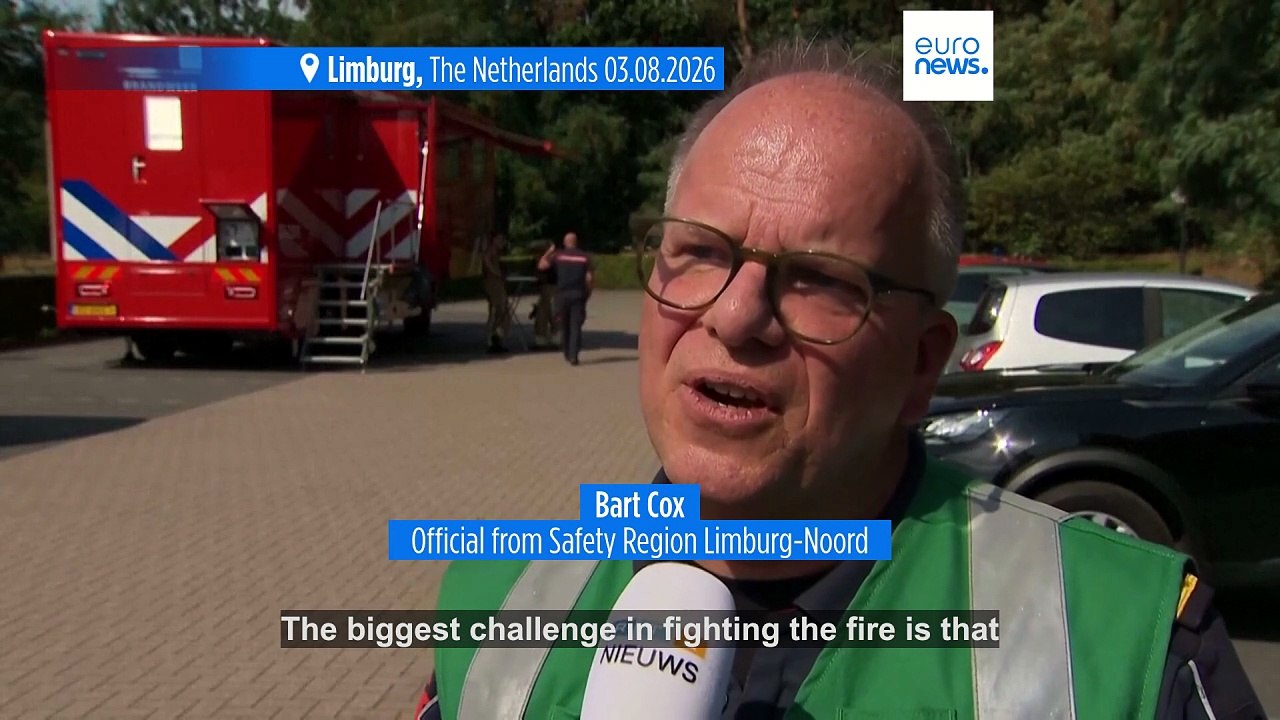 Forest fire spreads in southern Netherlands nature reserve, authorities say