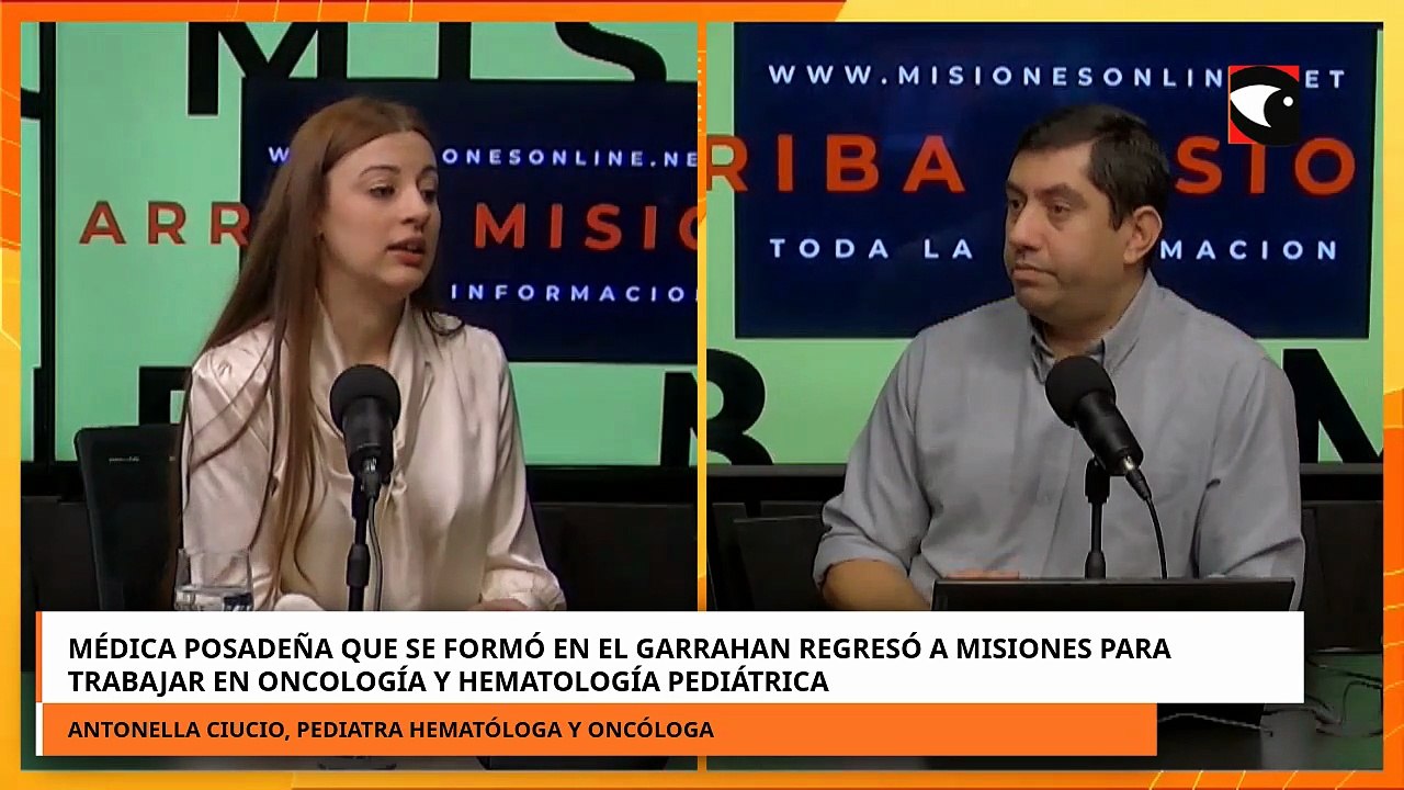 Posadeña que se formó en el Garrahan regresó para trabajar en oncología y hematología pediátrica