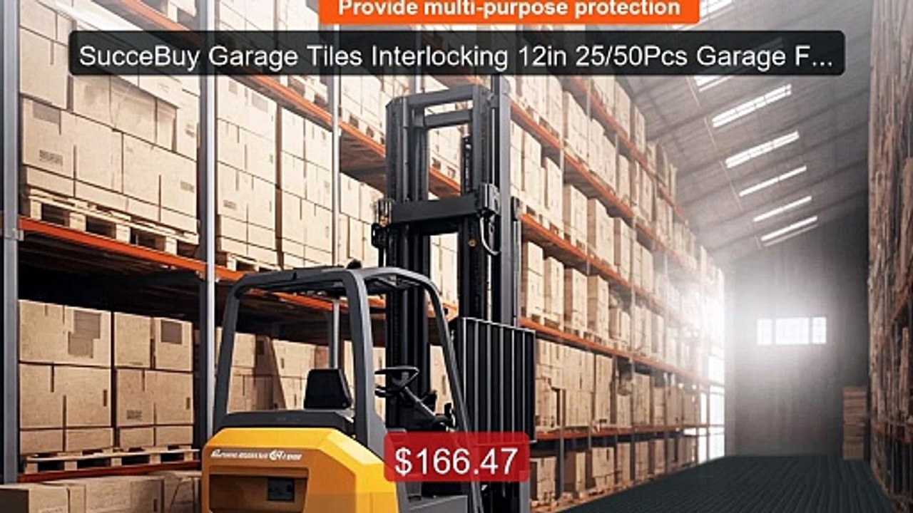 SucceBuy Garage Tiles Interlocking 12in 25/50Pcs Garage Floor ... -- Hot Deal 2026 | Limited Offer!