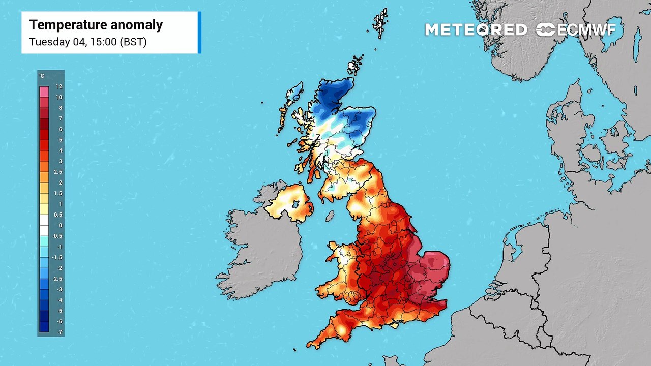 UK weather: Exactly when temperatures will return to average after the recent heat