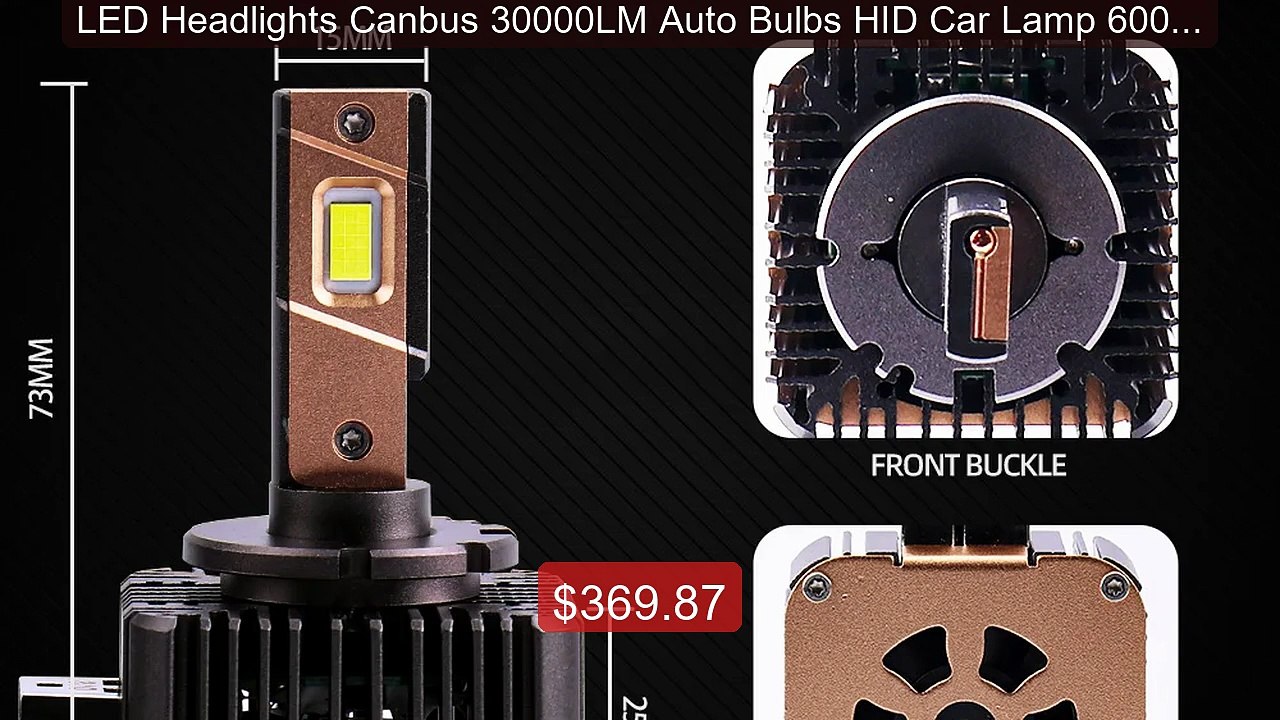 LED Headlights Canbus 30000LM Auto Bulbs HID Ca...