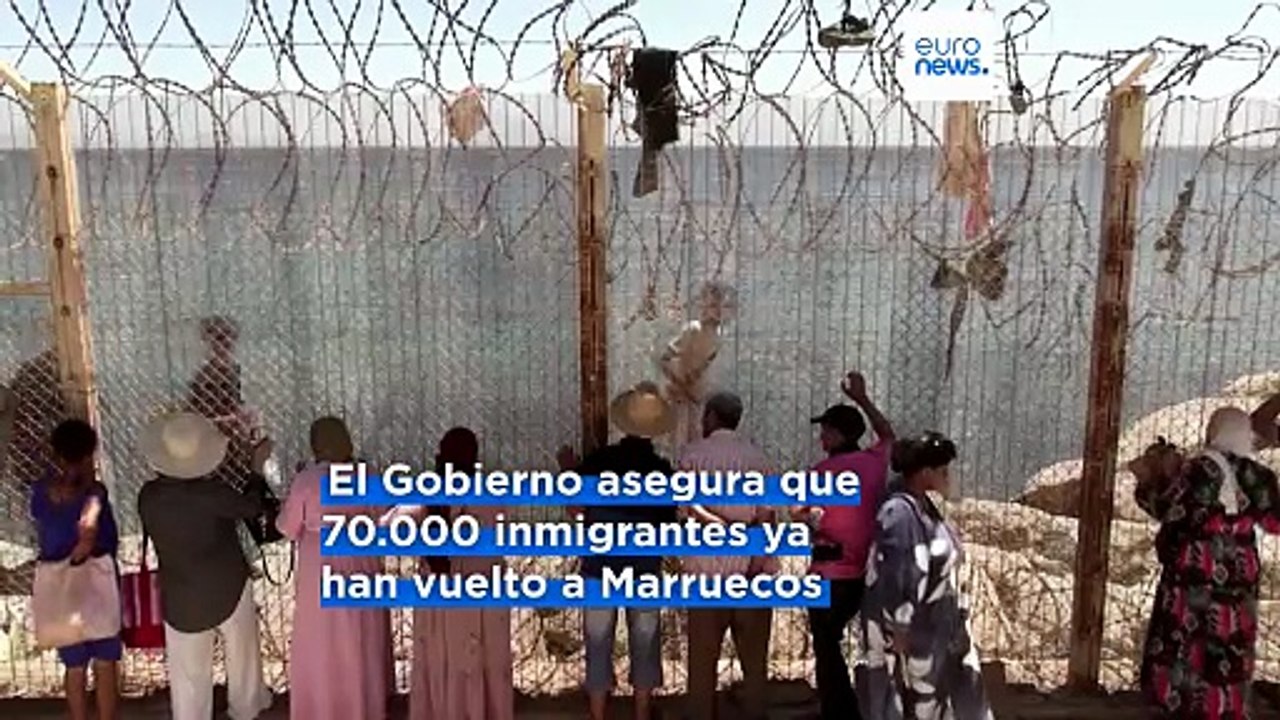 España señala que 70.000 inmigrantes ya han regresado de los 72.000 que cruzaron la frontera de Ceuta