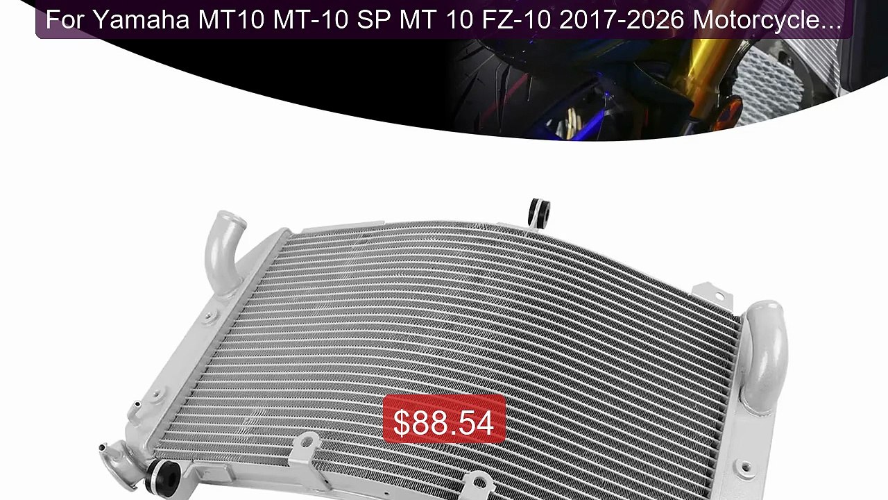 For Yamaha MT10 MT-10 SP MT 10 FZ-10 2017-2026 Motorcycle Alum... -- Best Buy 2026 | Great Quality!