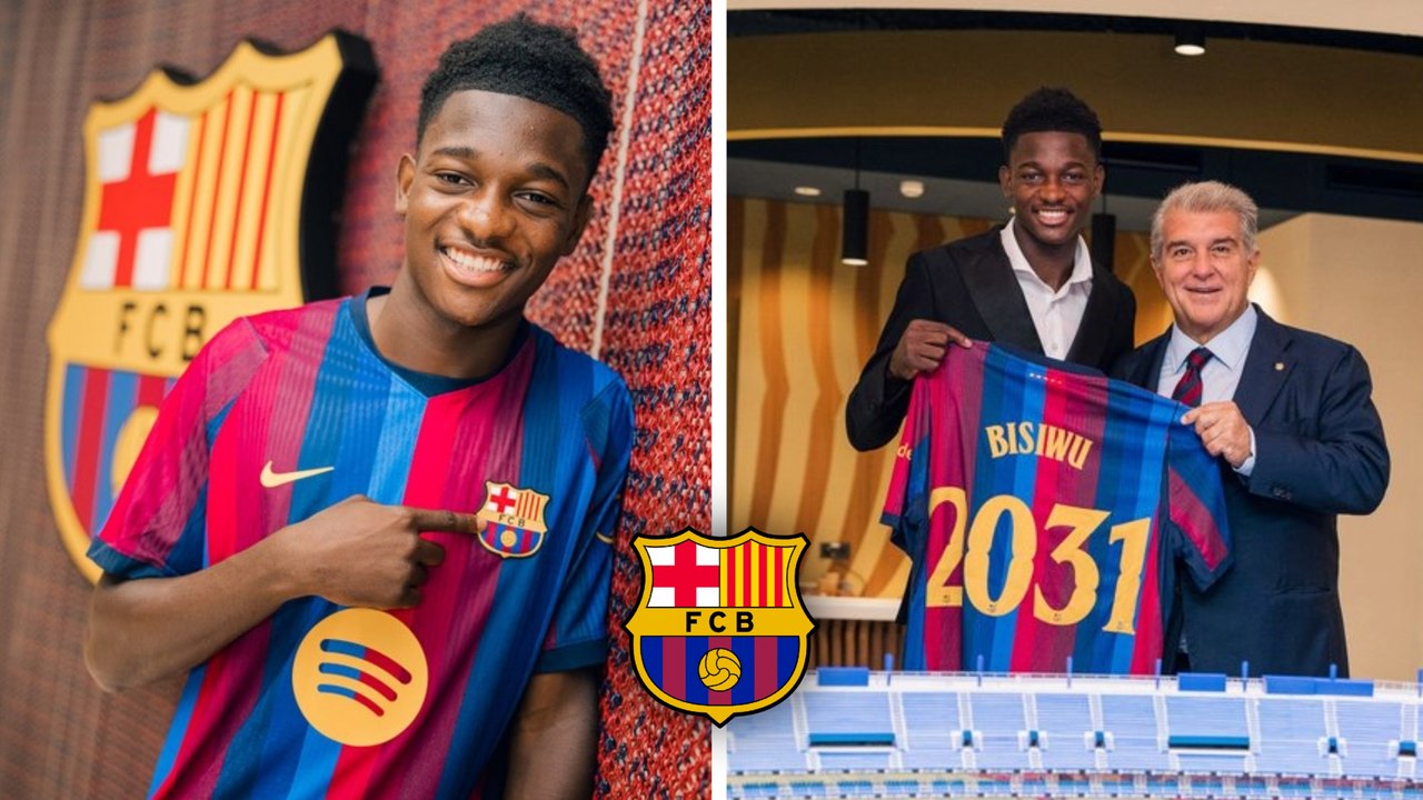 Barcelona hace oficial la llegada de Bisiwu 'la joya europea'