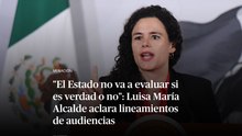 "El Estado no va a evaluar si es verdad o no": Luisa María Alcalde aclara lineamientos de audiencias