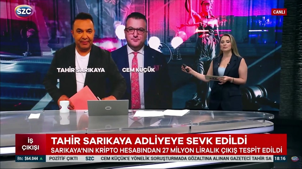 Cem Küçük soruşturması Beyaz TV programcısı Tahir Sarıkaya'ya uzandı
