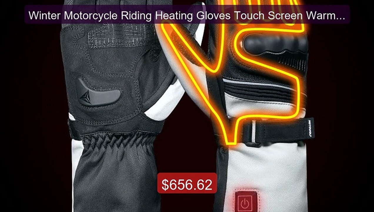 Winter Motorcycle Riding Heating Gloves Touch Screen Warm Wat... -- Amazing Value 2026 | Must Have!
