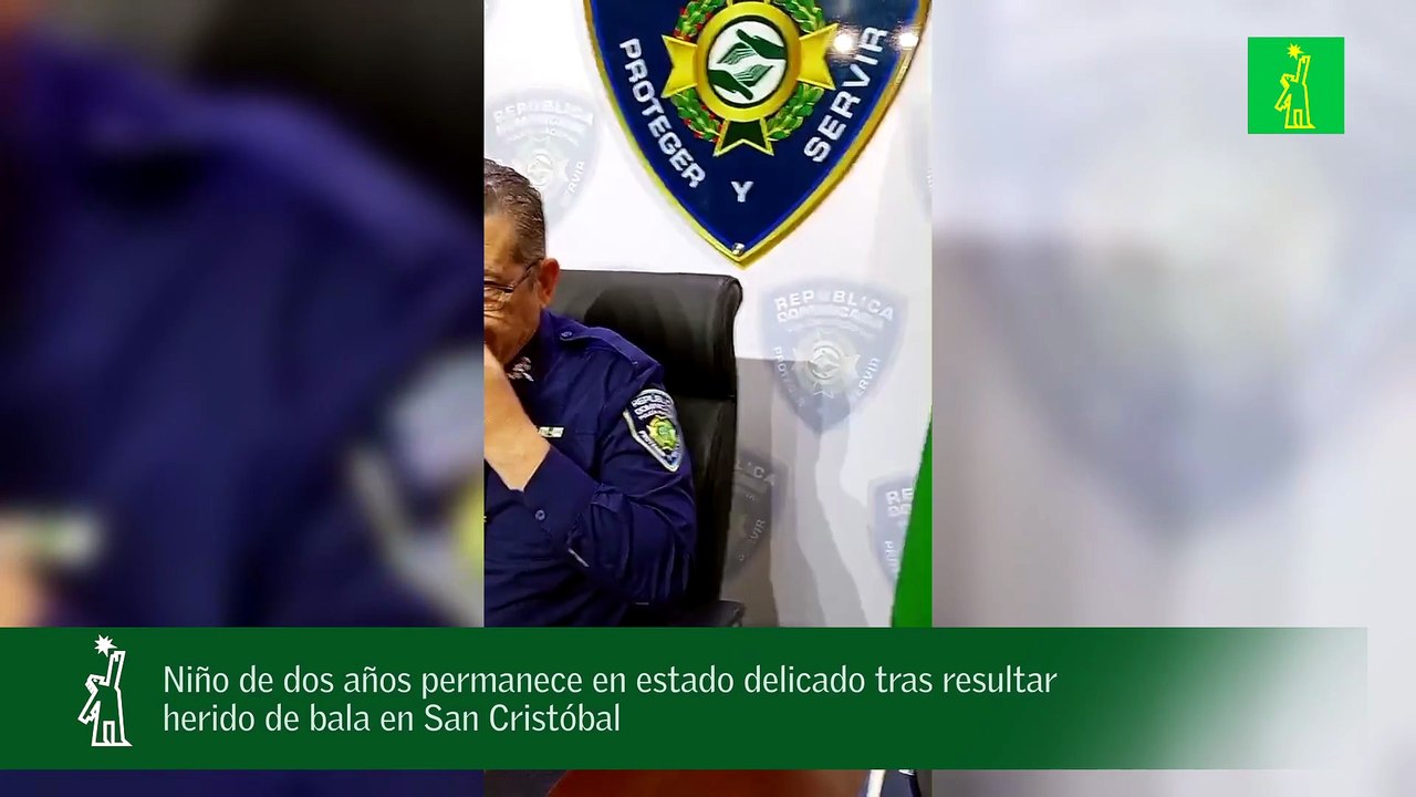 Niño de dos años permanece en estado delicado tras resultar herido de bala en San Cristóbal