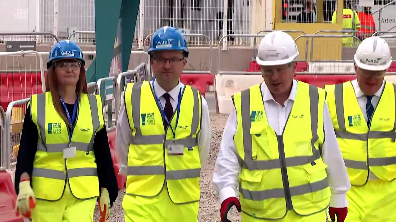 Justice Secretary tours site of new prison