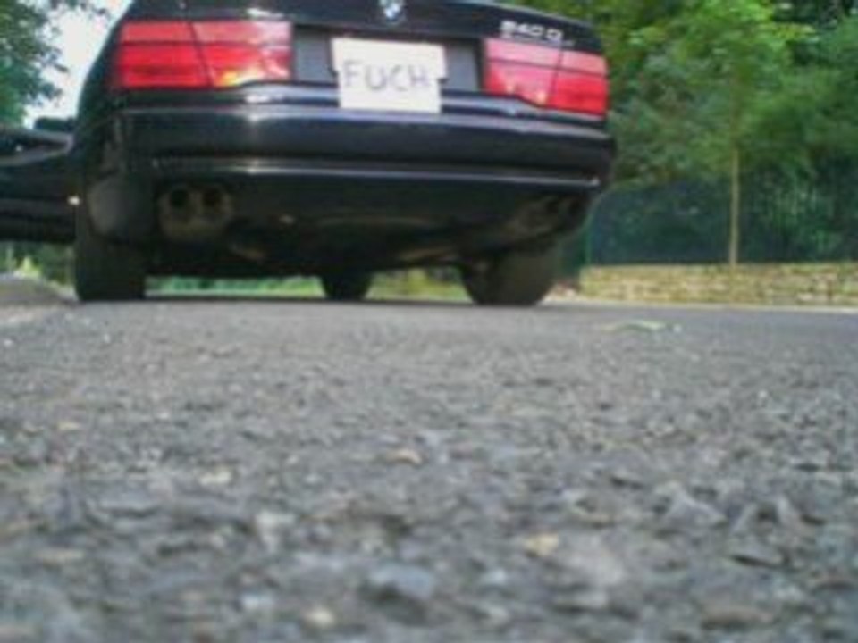 BMW 840 Ci echappement d'origine