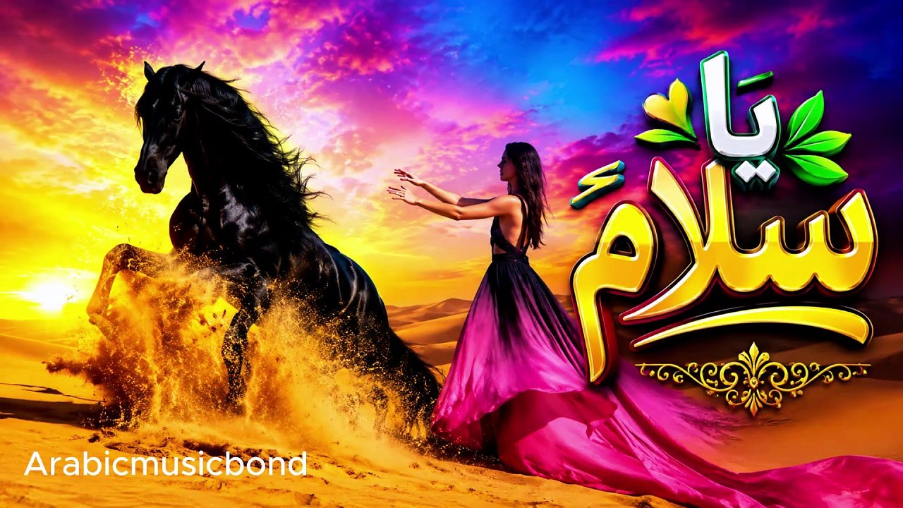 Ya Salam Ya Salam 🌹 Beautiful Arabic Nasheed 2026 | Relaxing Islamic Song | Emotional Desert Horse Video