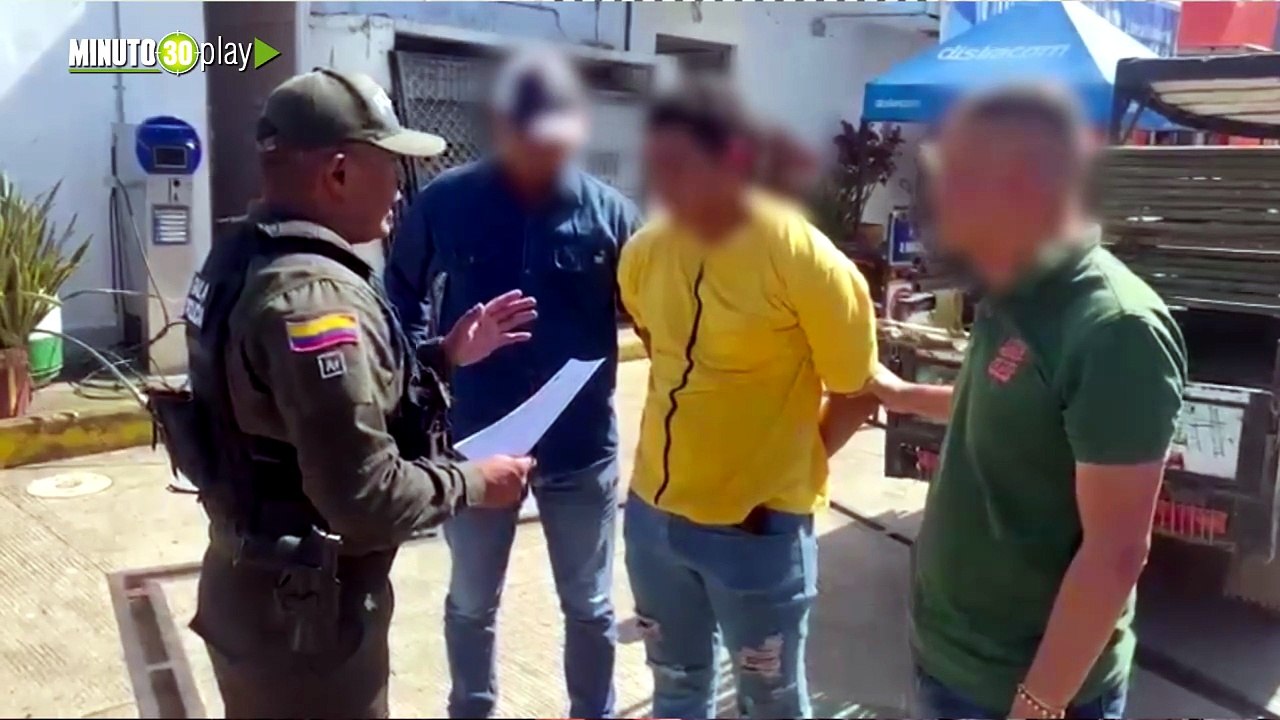 Cayó cuando iba por la plata así frustraron una extorsión contra una familia en Antioquia