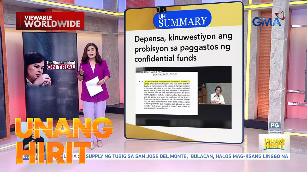 UH Summary: Day 12 ng impeachment trial ni VP Sara | Unang Hirit