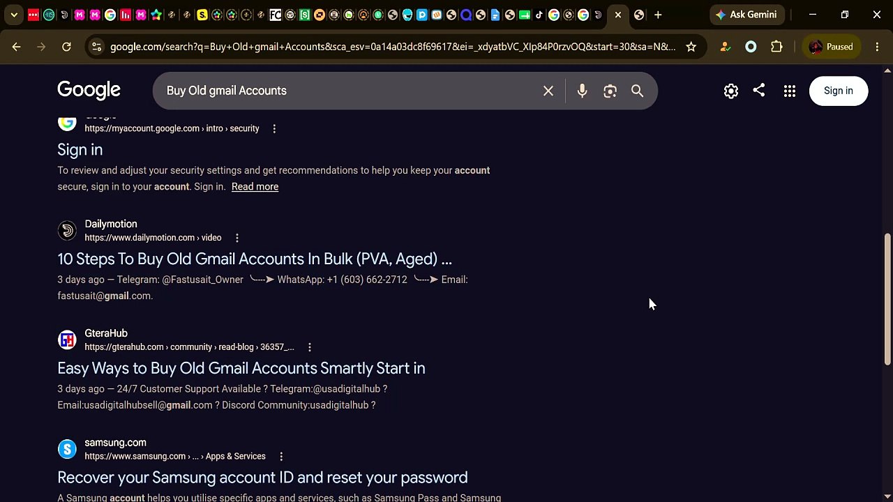 The 10 Sites Guide to Buying Old Yahoo Accounts