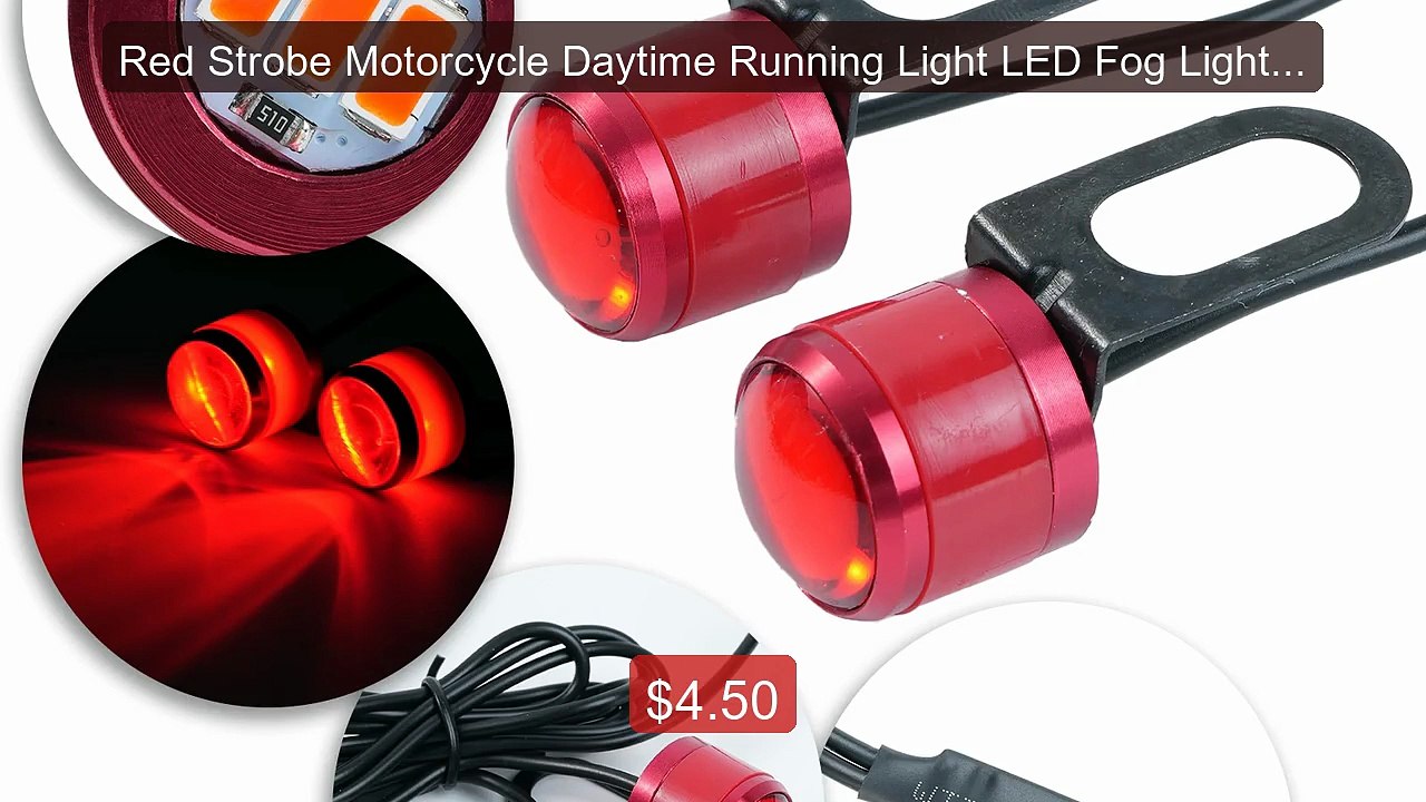 Red Strobe Motorcycle Daytime Running Light LED Fog Light Eagle Ey... -- Best Deal 2026 | Shop Now!