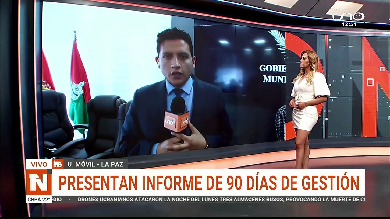Alcalde de La Paz presenta informe tras 90 días de gestión