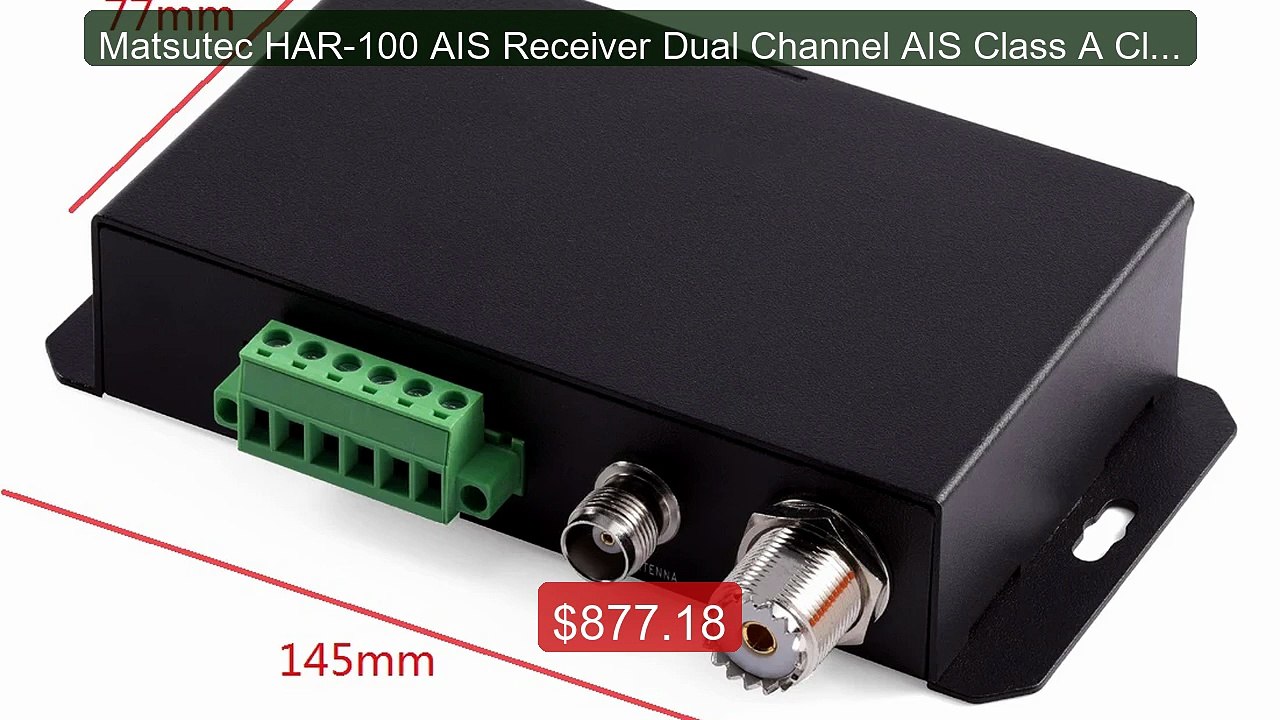 Matsutec HAR-100 AIS Receiver Dual Channel AIS...