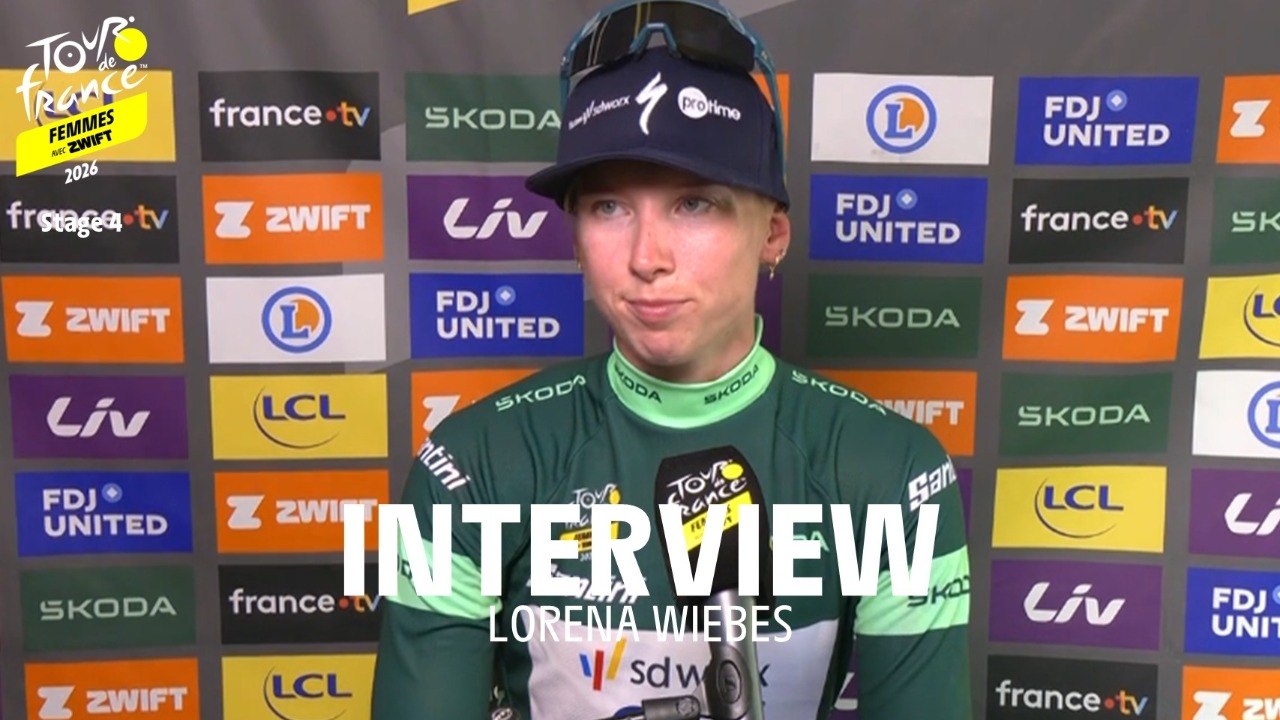 Tour de France Femmes avec Zwift 2026 - Stage 4 Post-race interview
