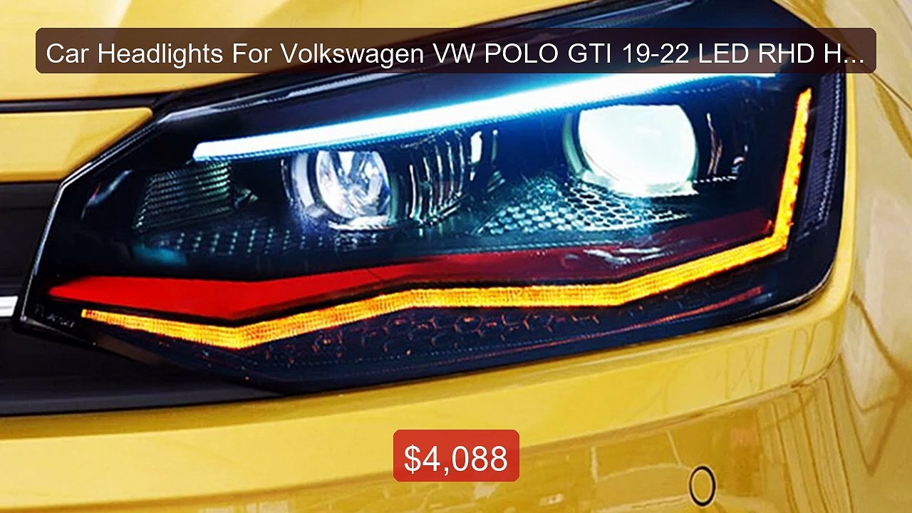 Car Headlights For Volkswagen VW POLO GTI 19-22...