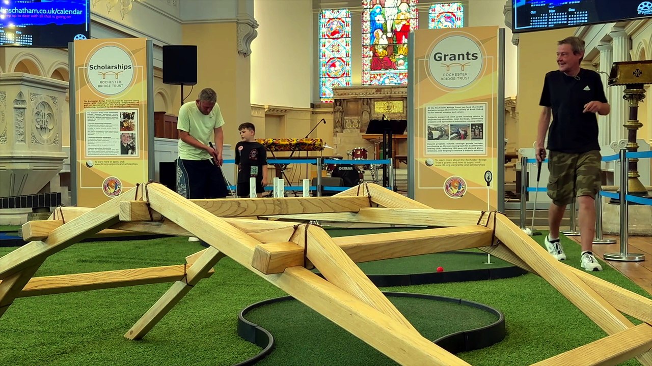 Adventure golf introduces young people to engineering in Chatham