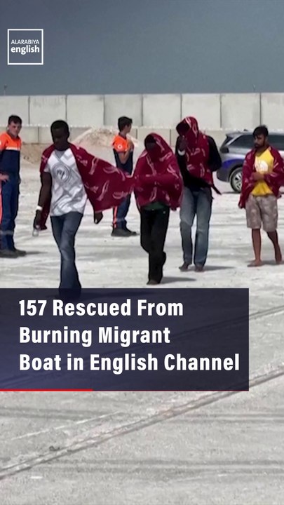 157 Rescued From Burning Migrant Boat in English Channel