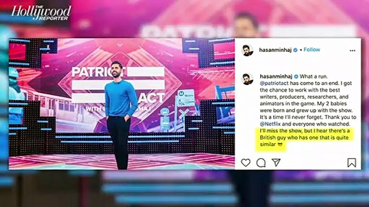Netflix Cancels 'Patriot Act With Hasan Minhaj' | THR News [Full Movie]