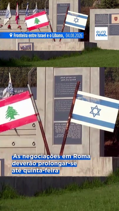 Líbano e Israel realizam nova ronda de conversações diretas em Roma para debater desarmamento do Hezbollah