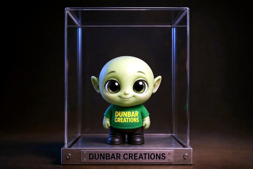 TOY ALIEN BREAKS GLASS
