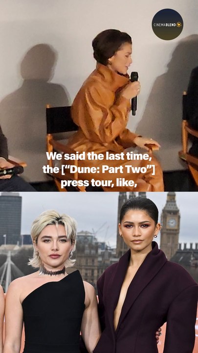 Zendaya on Wanting More Screen Time with Florence Pugh in Dune