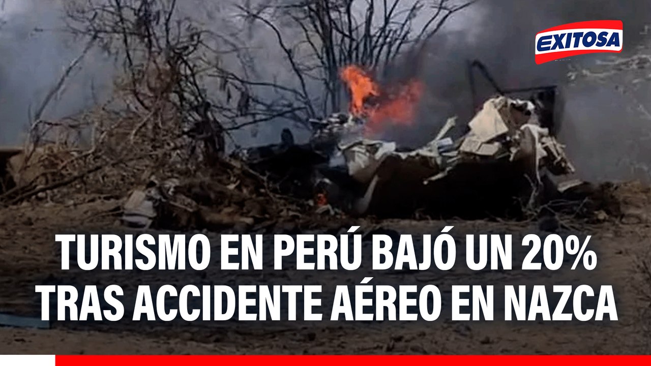 Accidente aéreo en Nasca: Cámara de Comercio alerta que tragedia redujo el turismo en un 20 %