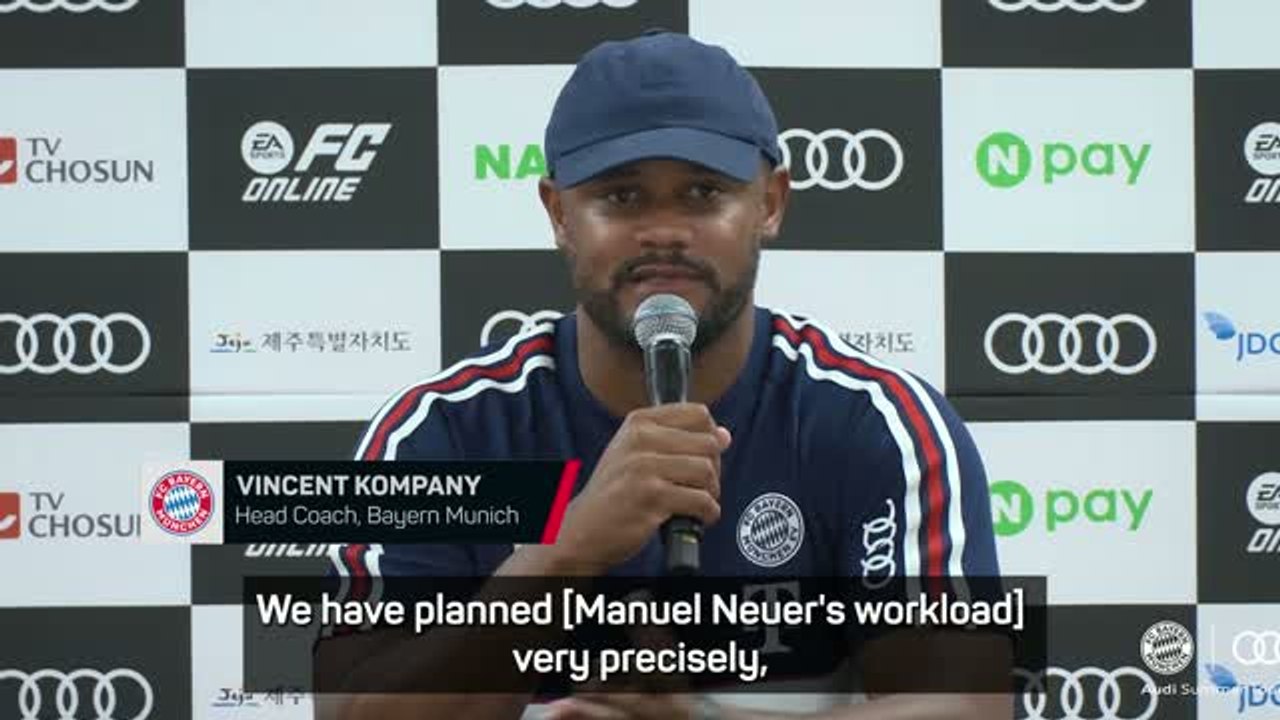 Kompany wary of Neuer's minutes after World Cup