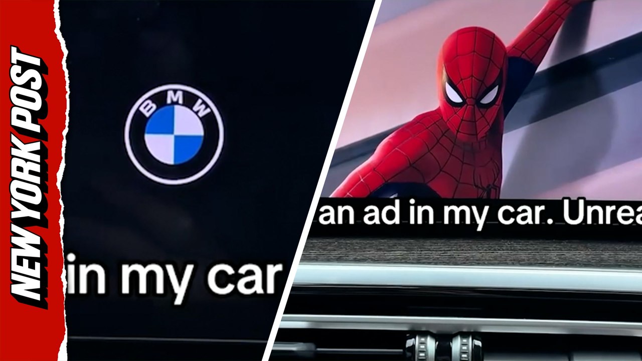 BMW owners erupt after automaker pushes Spider-Man ad onto dashboard screens