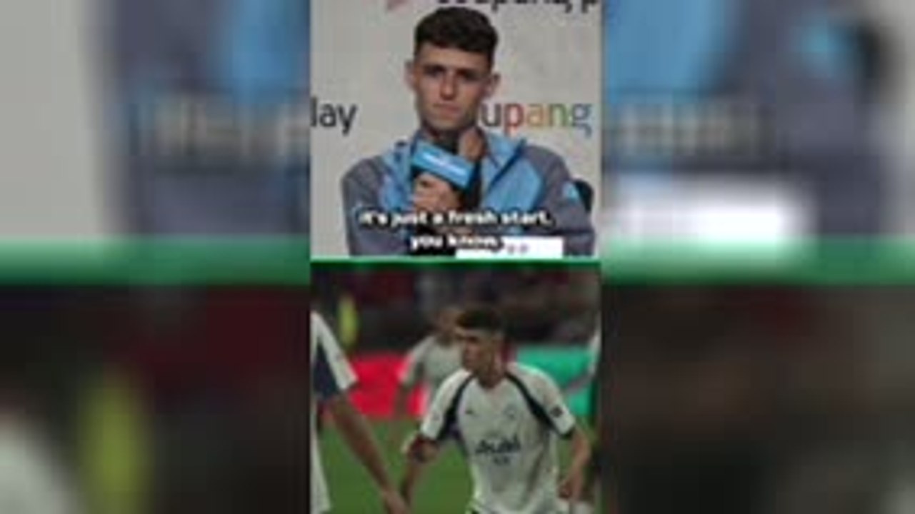 Foden ready for a 'fresh start' after Guardiola exit