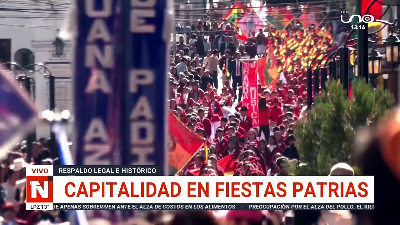SUCRE REAFIRMA SU CAPITALIDAD