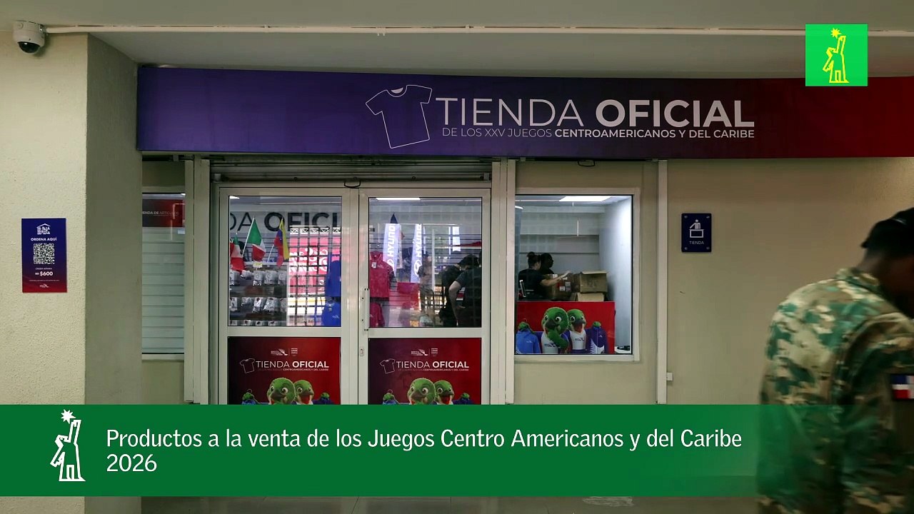 Productos a la venta de los Juegos Centro Americanos y del Caribe2026