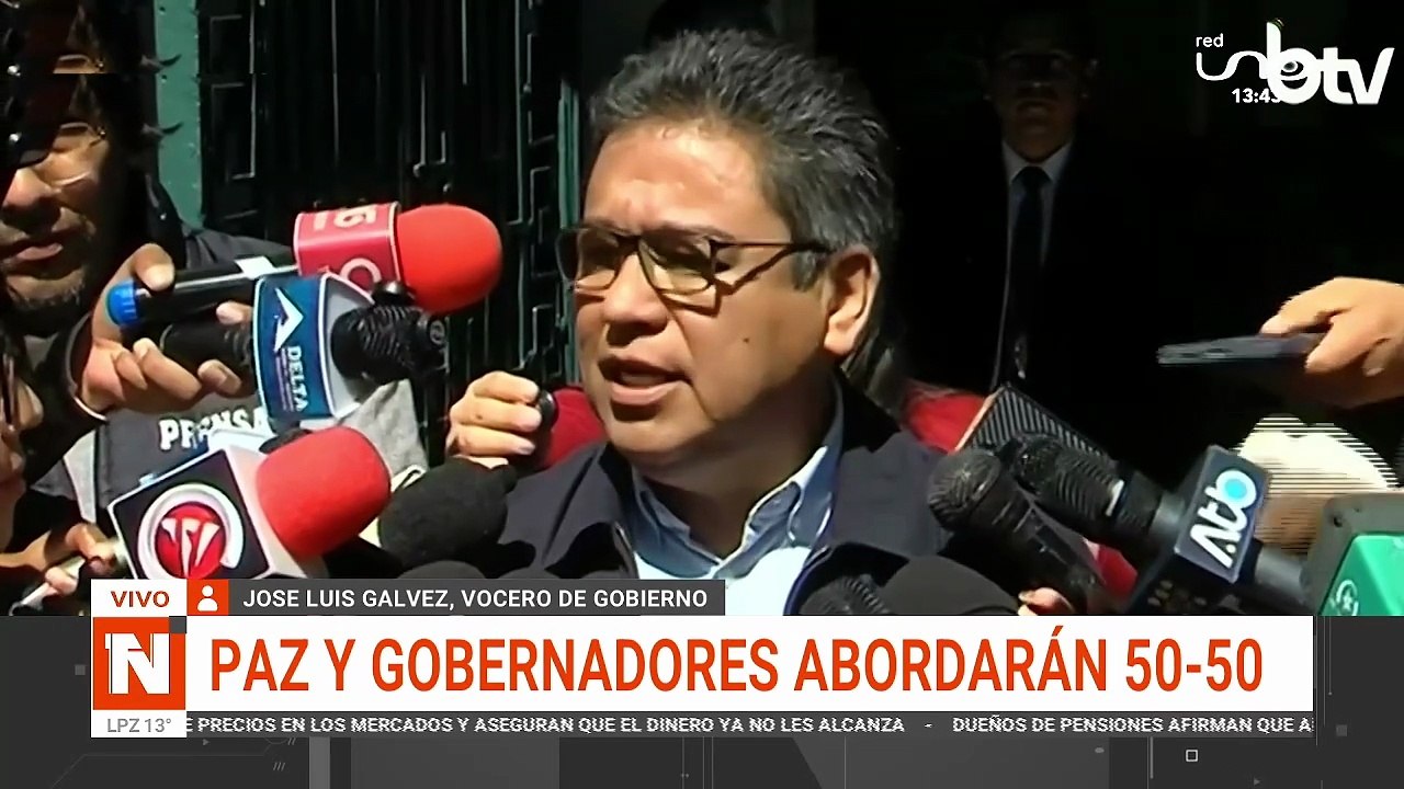 PAZ Y GOBERNADORES ABORDARÁN 50 - 50