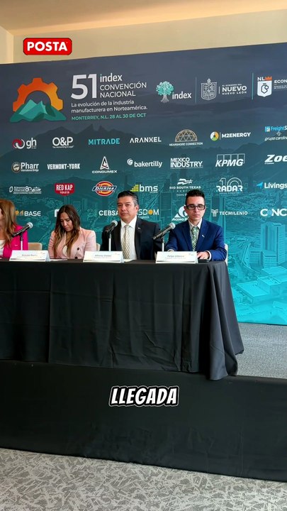 Nuevo León será sede de la 51 Convención Nacional Index; impulsarán el futuro de la manufactura de exportación