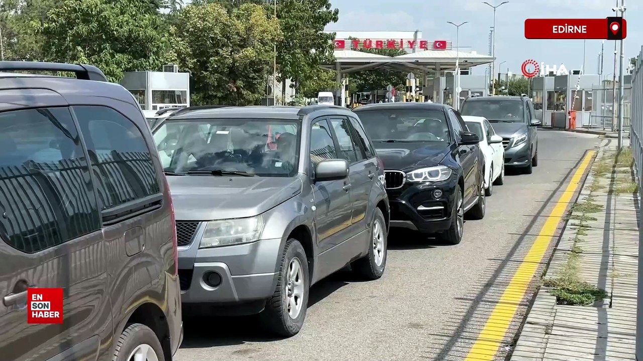 Edrine'de gurbetçilerin hüzünlü dönüş yolculuğu başladı